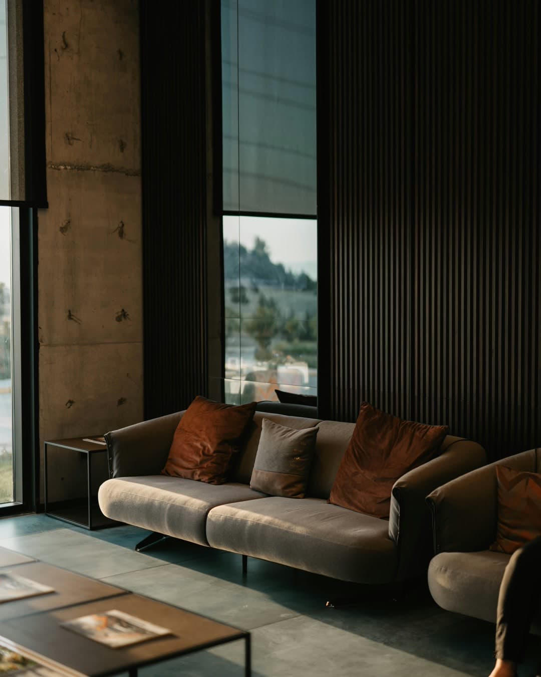 Day to Night — 01 · Slat wall — day